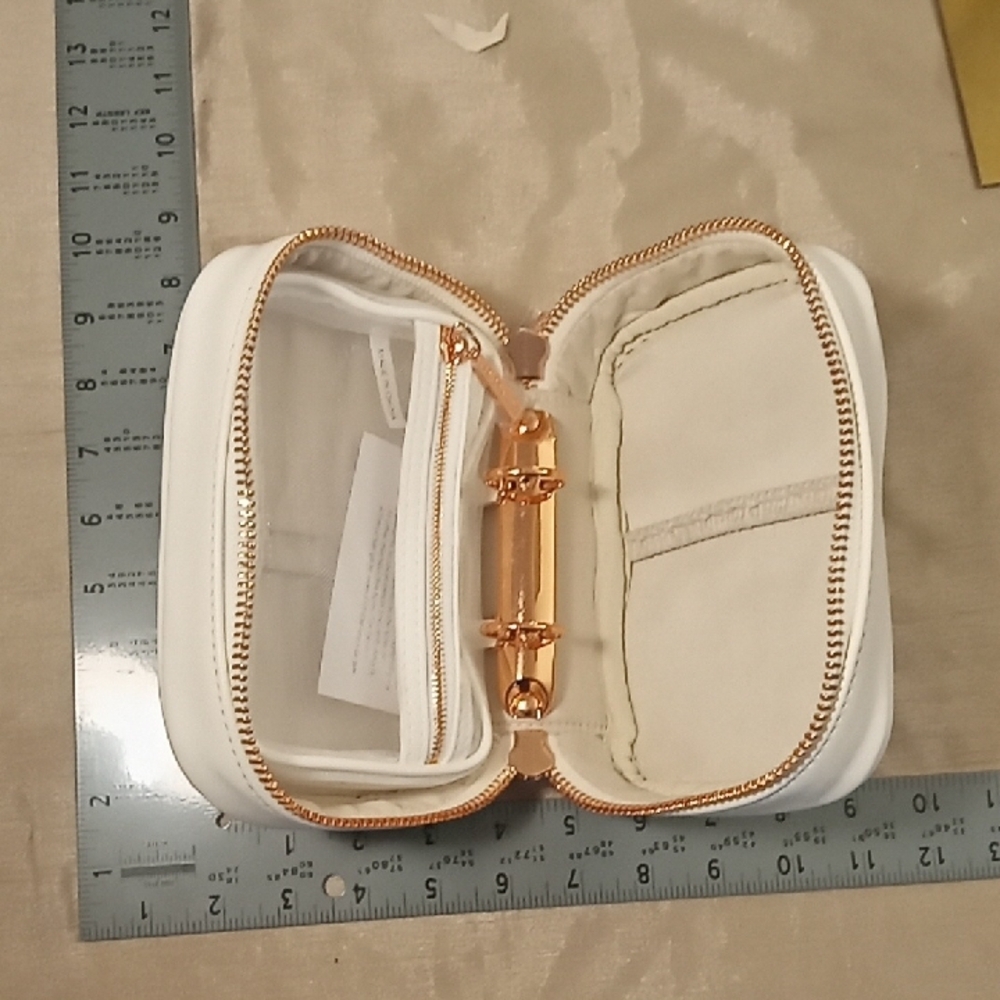 SkinMedica Elegant White Women's Planner Pouch NWOT